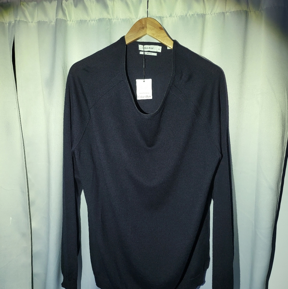 Men's XL Calvin Klien extra fine Merino Wool Sweater